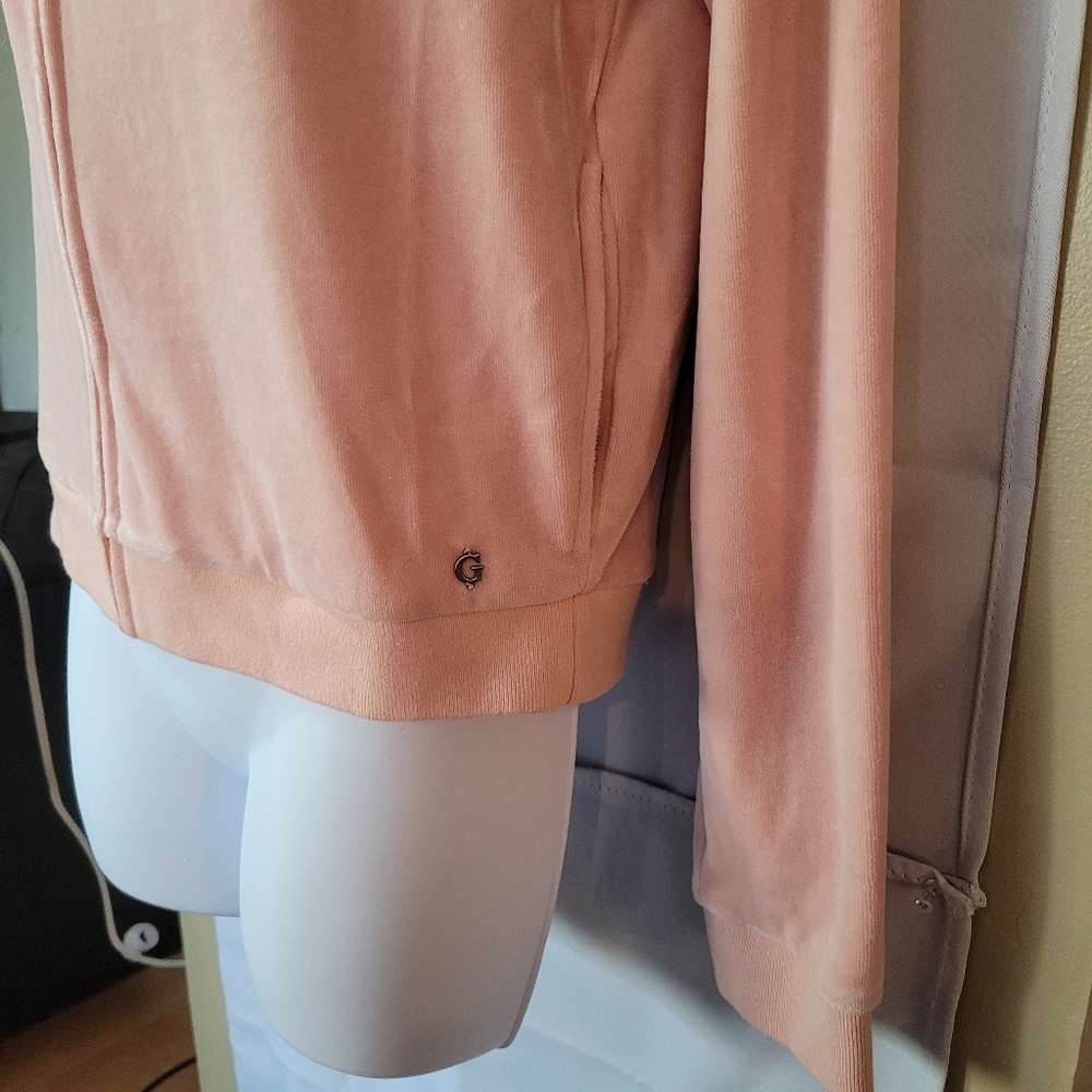 Guess Women's V-Neck Sweater in Peach